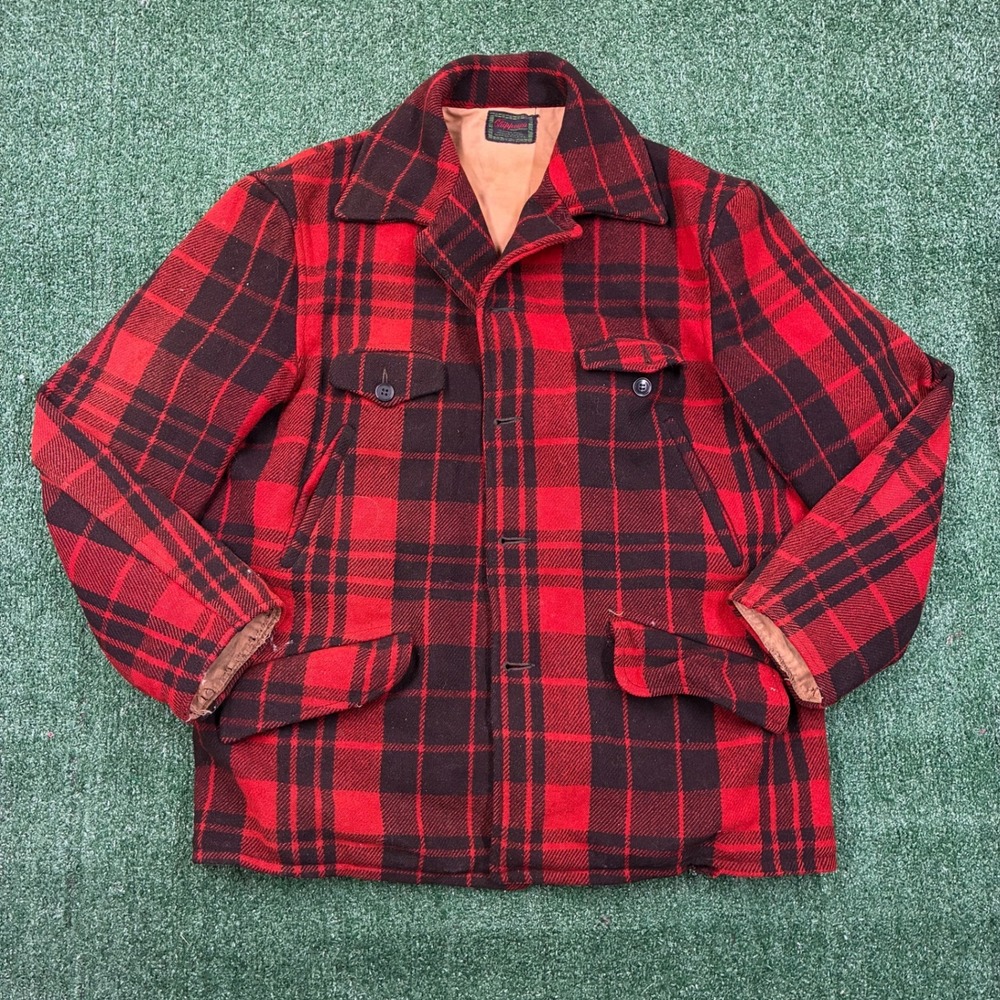 Vintage Chippewa Plaid Wool Jacket